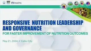 Learning Forum on Responsive Nutrition Leadership and Governance