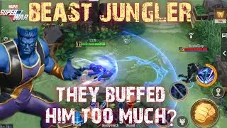 MARVEL SUPER WAR: Beast OVERLY BUFFED?! EVERYONE IS PAPER FOR BEAST!