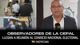 Observadores de la CEPAL llegan a reuni&oacute;n al consejo nacional electoral