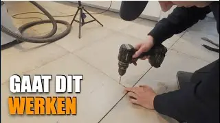 Losse vloertegels vastzetten zonder breekwerk