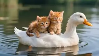 5 Heartwarming❤️&zwj;🩹Ginger Duckling 🦢Stories🐈Ginger Duckling 🦢🦆Series Ginger struggle💪Meow Crazy Point
