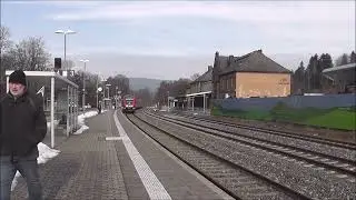 612 025/525 mit 612 099/599 im Bahnhof Zella-Mehlis