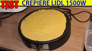 crepiere electrique lidl silvercrest scm 1500 test crepe maker crepemaker