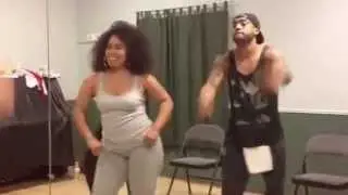 Macho Men dance rehearsal New York with Maria Costa Joshual