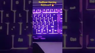 RedGear Gaming Keyboard 🔥 || RGB Light Settings