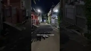 Low light video results from the iPhone 12 mini camera, 1080 30fps