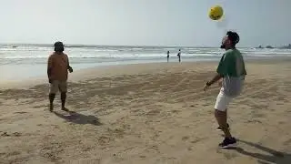 beachside football play | goa life | beach of goa #goa