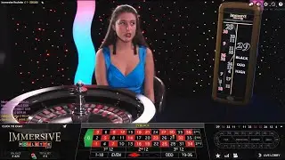 Day 8: Live Online Casino , Playing Immersive Roulette Using Dealer tracker software