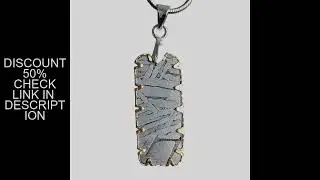 Muonionalusta Iron Meteorite Specimen Natural Iron Meteorite Material Pendant Collection - TD172