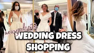 COME WEDDING DRESS SHOPPING WITH ME! (NYC EDITION)