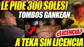 😲POLICÍAS intervienen a KINGTEKA!😲 por MANEJAR sin LICENCIA , piden 300 SOLES