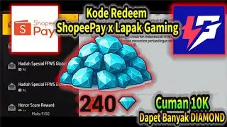 KODE REDEEM DIAMOND FF, SHOPEEPAY X LAPAK GAMING ! KODE RIDEM DIAMOND FREE FIRE SOPIPAY LAPAK GAMING