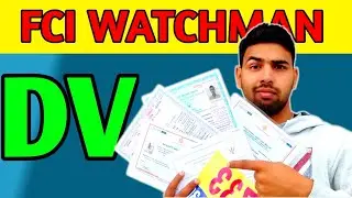FCI Watchman Document Verification date 2022