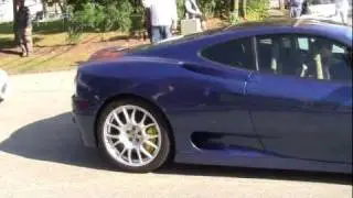[FHD] Ferrari 360 Challenge Stradale LOUD acceleration + 430 Scuderia & 360!!!!