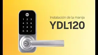 Configuración Cerrojo Digital YDL120 con Manija (Código y llave)