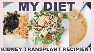 WHAT I EAT IN A DAY! KIDNEY TRANSPLANT PATIENT!
