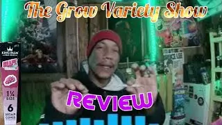 King Palm Grape Hempcone review w/commercial (The Grow Variety Show ep.296)