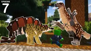 I Hatched STEGOSAURUS & THERIZINOSAURUS In My Park!! (Fossils & Archaeology: Revival Genesis #7)