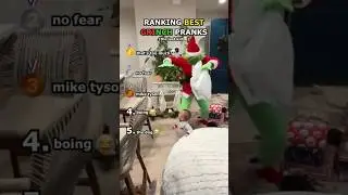 Ranking best grinch pranks 😂😂#prank  #funny #pets #memes #animalmemes #short #shorts