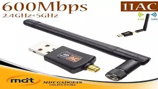 600Mbps Dual Band USB WIFI Adapter from Lazada