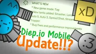 SPREAD SHOT and STREAMLINER on Mobile!!? | Mobile Diep.io Gameplay by MiniMoon