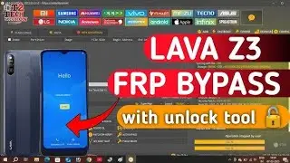Lava Z3 || LZG403 || Frp Remove Unlock Tool 🔥🔥 || All Lava MTK || Frp 1 Click Unlock Tool remove ✅✅