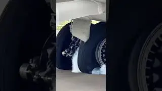 Rejected Takeoff After Tire Blowout #Aviation #Airplane #Aircraft #Airport