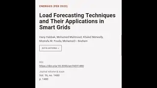 Load Forecasting Techniques and Their Applications in Smart Grids | RTCL.TV