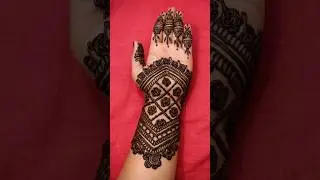 Latest Back Hand Mehndi Design 2026 | Simple Arabic Rose Mehndi | Easy Mehndi for Beginners #shorts