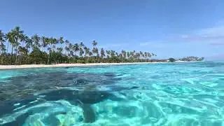 Angie and Scott visit Temae Beach Moorea