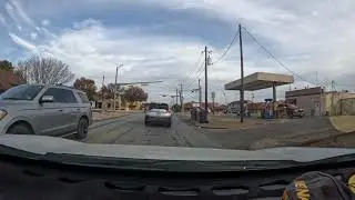Shephard AFB  drive to Part 1 of 2 going to the Commissary