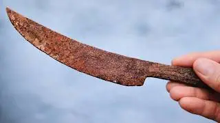 I Restored a 100-Year-Old Knife | The Satisfying Restoration of a 100-Year-Old Knife