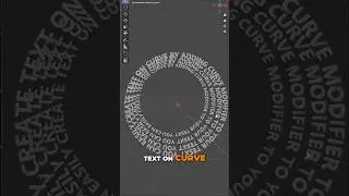 Amazing Blender 3D Curved Text Effect Everyone Should Know