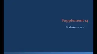 BUSS340 - Operations Management - Chapter 14s Maintenance