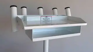 Ski Pole Bait Board with Shelf | BaitMate