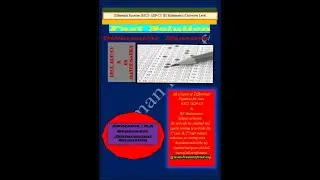 Lecture no 5 Exercise no 9.2 #bsmaths #differentialequation |Complete| @salmantalentacademy2739