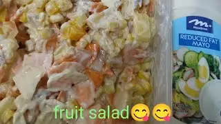 yummy tuna fruit salad 🥗🥗😋😋 (good for any occasions) 😊😊❤️❤️