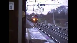 #160: DB Schenker Class 66106 & 66117 pass Acton Bridge (15/02/14)