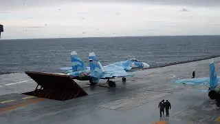 Russian Aircraft Carrier Admiral Kuznetsov Carrier Wing Operation | 