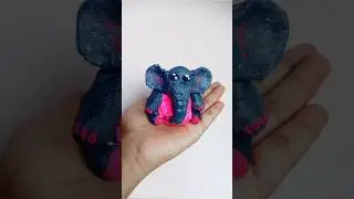 little elephant coloring 🐘🖌#sayaliart #art #artwork #artist #clayart #craft #homemade #showpiece #yt
