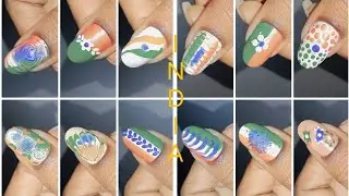 9+ Easy Republic day special nail art design at home #republicday #nailart #26january 