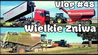 [Vlog #48] Wielkie Żniwa [Dzień #1] Dźwięk Maszyn ☆ GR Avena