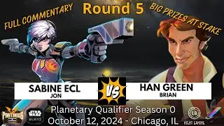 SW:U Chicago PQ Round 5 Han Green (Brian)  v  Sabine ECL (Jon) Star Wars: Unlimited