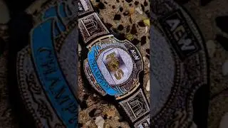 How To Make AEW Women's TBS Championship Belt At Home | Mini Belt #aew #diy #shorts
