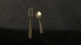 Comically Small Utensils in which you eat with