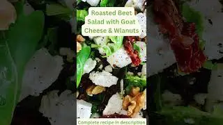 Perfectly Balanced Roasted Beet Salad with Crunchy Walnuts for Easter