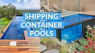Shipping Container Pools That Set Up In Minutes