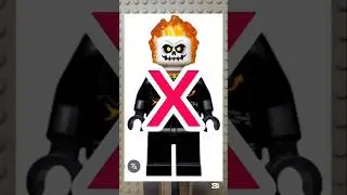 How to build a LEGO Ghost Rider without using any pieces from #ghostrider #marvel #lego