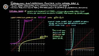 8.2 and 9.2 Exponential and Logarithmic Functions with Natural Base e
