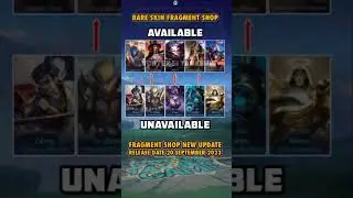 Fragment Shop New Update | Release Date 20 September 2023 | Mobile Legends